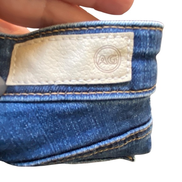 Ag Adriano Goldschmied Vintage Distress Blue Skinny Legging Ankle Jean SZ 26 - Picture 8 of 15